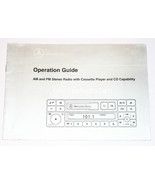 MERCEDES-BENZ RADIO STEREO ORIGINAL OWNERS MANUAL OPERATION GUIDE BOOK 1... - $20.17 CAD