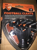 Sof Sole FOOTBALL CLEATS - 14 Cleats / 1/2&quot; Black - Wrench Included - £7.89 GBP