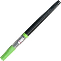 Pentel Arts Color Brush Pen LIGHT GREEN GFL-111 Nylon Tip Calligraphy Re... - £4.71 GBP