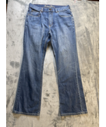 Indigo Palms Jeans Men’s 36X32 Blue Denim Boot Cut Loose Fit Vintage - £12.50 GBP