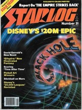 Starlog Magazine #31 The Black Hole Movie Cover 1980 VERY FINE - £5.41 GBP