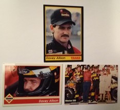 3 Davey Allison Texaco - Havoline NASCAR Traks &amp; Maxx 1990s racing cards lot - £3.13 GBP