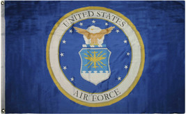3x5 USAF Air Force Coat of Arms Seal Blue Flag 3&#39;x5&#39; Banner Historical D... - £12.11 GBP