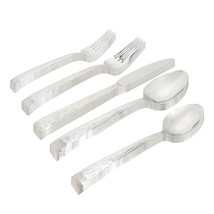 Gibson Home Cowper 20 Piece Stainless Steel Flatware Set in Silver - $1,504.45 MXN