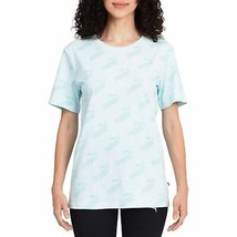 Puma T-Shirt Women&#39;s X-Large Short Sleeve Tee Nitro Blue Logo Print NWT - £14.82 GBP