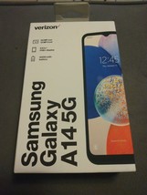 New! Samsung Galaxy A14 5G SMA146UZKVZPP 64GB Black Verizon Free Shipping - $148.49