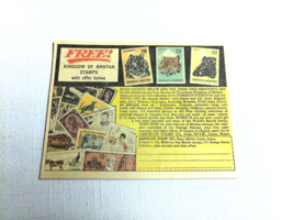 1967 Stamp Ad Garcelon Stamp Co., Calais, Maine - $7.99