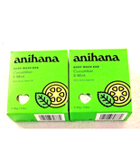 Lot of 2 ANIHANA Body Wash Bars Cucumber & Mint 2.8 oz/bar Hemp Seed Oil NEW! - $11.87