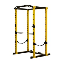 Multi-Function Adjustable Power Cage With J-Hooks, Safety Bars Or Safety... - £399.59 GBP