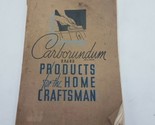 Vintage 1937 Carborundrum Brand Products for the Home Catalog Booklet - $12.82