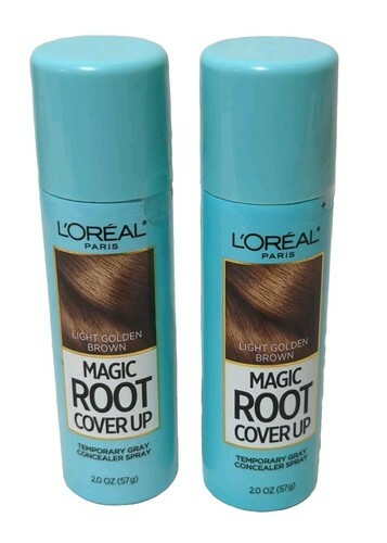 Lot Of 2  L&#39;oreal Magic Root Cover Up Spray Light Golden Brown 2 oz EA - $17.99