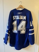 Hombre XL Mate Stajan #14 Toronto Maple Leafs Reebok Ccm Camiseta Hockey - £69.35 GBP