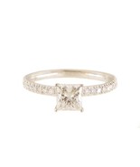 Lab grown diamond Women&#39;s Solitaire ring 14kt White Gold 469664 - €600,56 EUR