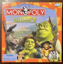 2004 Monopoly junior Shrek 2 Board Game 100% Complete &amp; In Excellent Condition - £14.36 GBP
