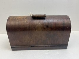 Vintage Singer Sewing Machine Bentwood Travel Case Lid top only wood woo... - $39.99