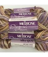 Melrose Designers Choice Silky Spun Acrylic Yarn Winter Print 163501 Lot... - £28.31 GBP