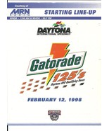1998 Gatorade 125 starting Line Up - $92.99 MXN