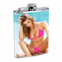 Norwegian Pin Up Girls D5 Flask 8oz Stainless Steel Hip Drinking Whiskey - £11.64 GBP