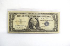 1957 B Silver Certificate One Dollar Bill W97709872A - £9.34 GBP