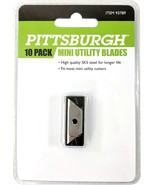 Pittsburgh Mini Utility Blades 10 Pack #93789 SK5 Steel Razor Refill Cutter - $111.15 MXN