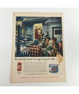 1950 Maxwell House Roasted Instant Coffee Vintage Print Ad - £10.09 GBP