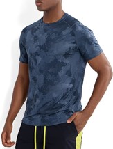 Zengjo Mens Workout Shirt Short Sleeve Quick Dry Lightweight Athletic Running - $42.84