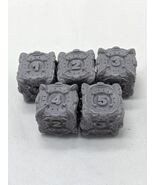 Lot Of (5) Grey Faces Plastic D6 - $21.84 CAD