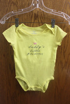 Carter&#39;s &quot;Daddy&#39;s Little Princess&quot; Yellow One-Piece - Size Girls 18 Months - £4.69 GBP