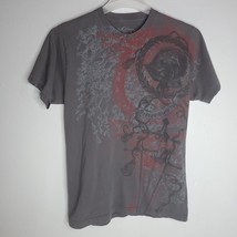 Filter Limited Edition Mens Shirt 2 Sided Graphic Gray Tee-Shirt - £16.44 GBP