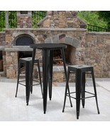 Flash Furniture Commercial Grade 24&quot; Round Black 3 Piece - Round,  - €558,35 EUR