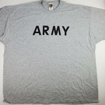 Fruit Of The Loom Best Army Gray T-shirt Sz 3XL Excellent Condition - $6.85