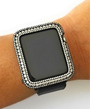 Series 2,3 Apple Watch Clear Zirconia Black Chrome Case Bezel Insert 42 mm - $126.89
