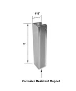 Gordon Glass® Shower Door U-Channel with Magnet for 3/8&quot; and 5/16&quot; Glass -  - $24.50