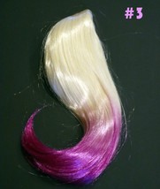 NEW Wig for American Girl Doll Bbeauty Isabelle Ombre Blonde to Purple - £23.36 GBP