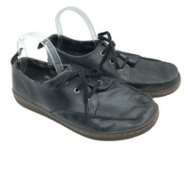 Dr Martens AW501 Ted Loafers Square Toe Leather Lace Up Black Mens 12 - $29.02