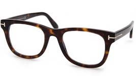 NEW TOM FORD TF5820-B ECO 052 Havana Eyeglasses Frame 50-20-145mm B40mm Italy - $191.09