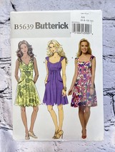 Butterick 5639 Going Out Dress Misses Size 6 12 Sewing Pattern Above Knee - £9.27 GBP