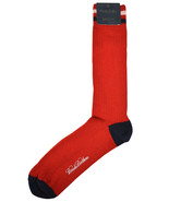 Brooks Brothers Mens Red Navy Striped Merino Wool Dress Tube Socks 7-12 ... - £19.42 GBP