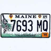 2014 United States Maine Vacationland Passsenger License Plate 7693 MQ - $17.63 CAD