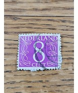 Netherlands Stamp 8c Used Violet - $1.99