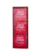 Fun Santa I&#39;ve Been Naughty Red and White Christmas Assorted Magnets - $7.46