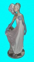 LLADRO Vtg 1985 Socialite of the 20&#39;s #5283 Porcelain Lady Figurine Flawless 14&quot; - £143.08 GBP
