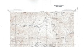 Rochester Mining District Nevada 1928 Topo Map USGS 1:24,000 Scale Topog... - £18.27 GBP