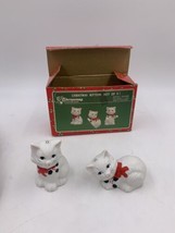 Christmas Around The World House of LLoyd Christmas Kittens Set of 2 Missing 1 - £9.34 GBP