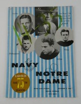 Notre Dame Navy 1963 Football Official Program Vintage - $49.49