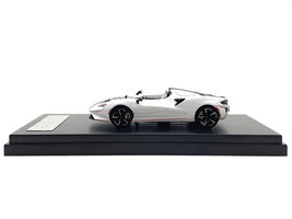 McLaren Elva Convertible White with Carbon and Red Stripes 1/64 Diecast Model Ca - £50.01 GBP