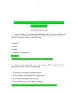 ATI Med Surg Proctored Exam Questions+Answers Spring 2023-2024 - $2.75 CAD