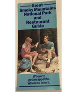 Vintage Great Smoky Mountains National Park &amp; Restaurant Brochure Tennes... - £10.11 GBP