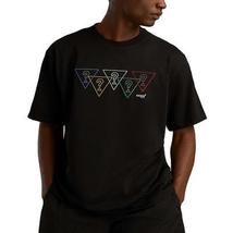 Guess Olympics Tri Logo Tee in Black Size Medium | Cotton | Jimmy Jazz, Size Med - £31.60 GBP