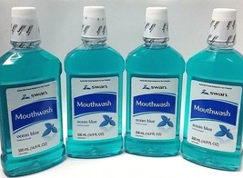 4 Bottles Mouthwash Ocean Blue Freshens Breath 16.9 oz (500ml) Each NEW ... - €21,16 EUR